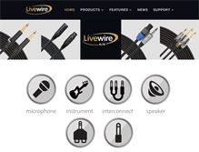 Tablet Screenshot of livewire-usa.com